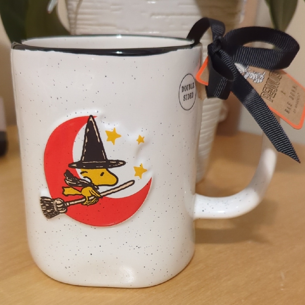 Rae Dunn Peanuts Snoopy Happy Halloween Ceramic Mug Brand New
